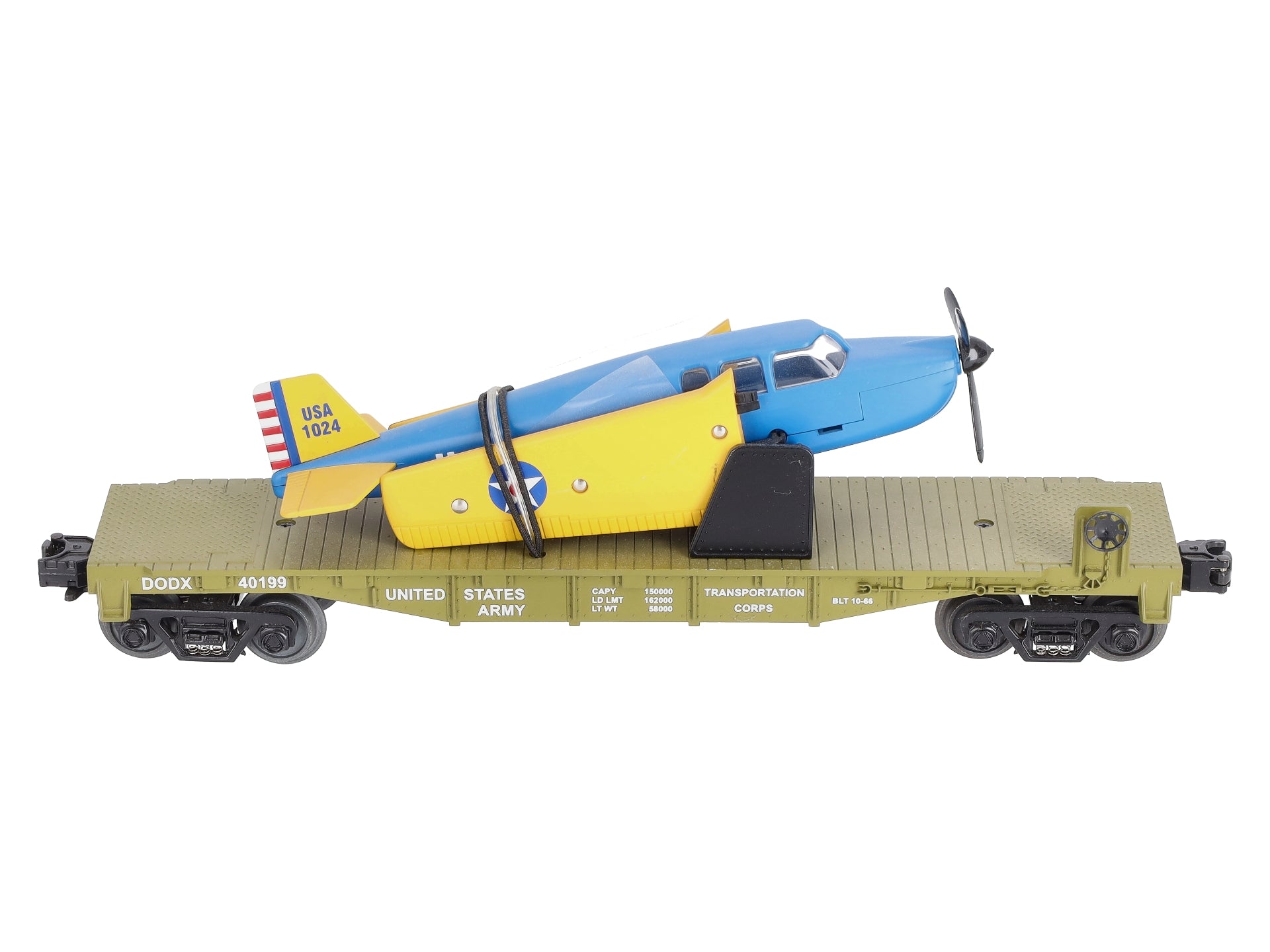MTH 30-76004 Army Flatcar w/Airplane LN/Box