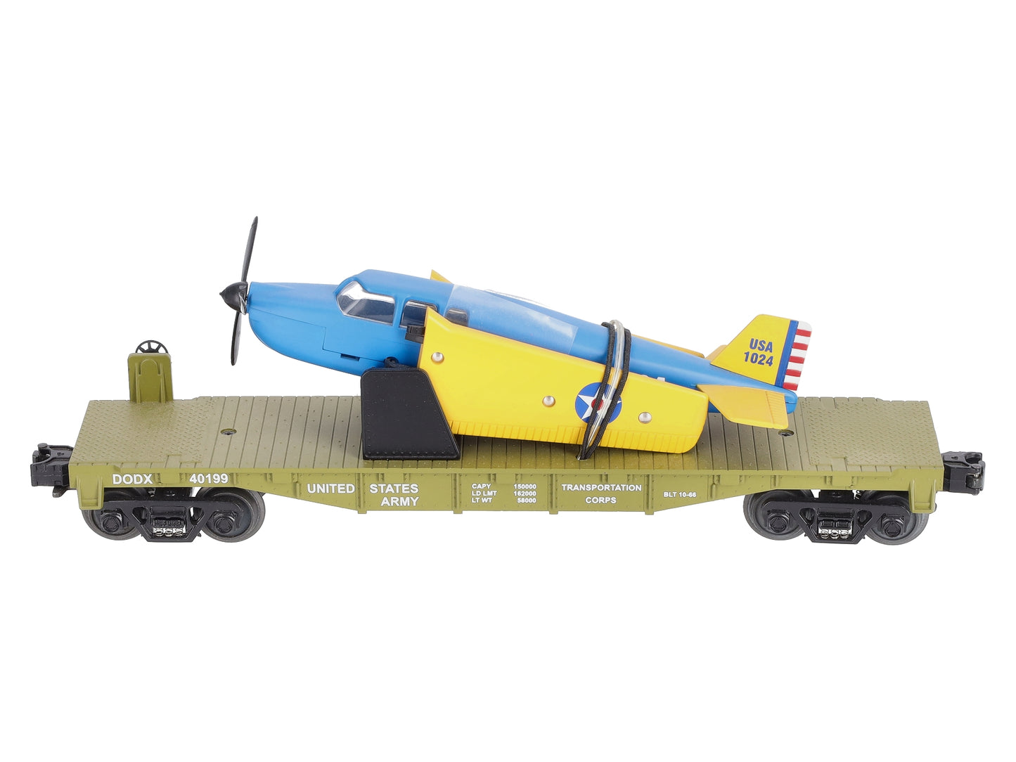 MTH 30-76004 Army Flatcar w/Airplane LN/Box