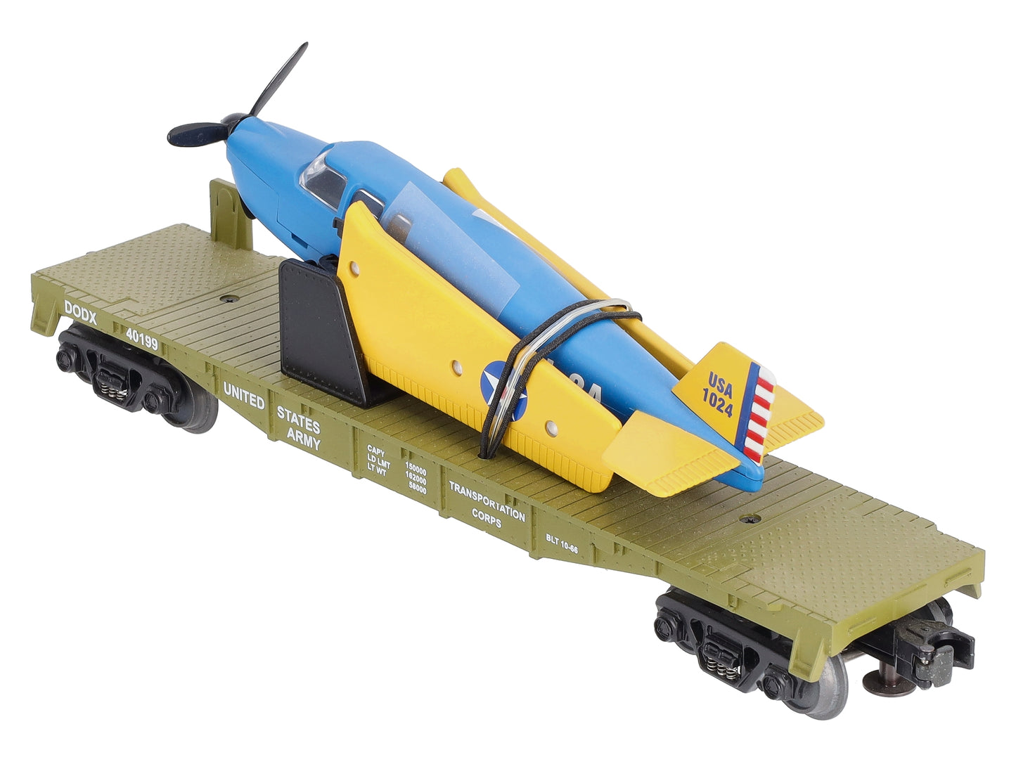 MTH 30-76004 Army Flatcar w/Airplane LN/Box
