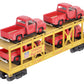 MTH 30-76065 O Union Pacific Auto Carrier Flat Car with ‘53 Ford Pickups #54101 LN/Box