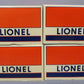 Lionel 6-39119 O Gauge Southern Aluminum 4-Pack Passenger Car Set LN/Box