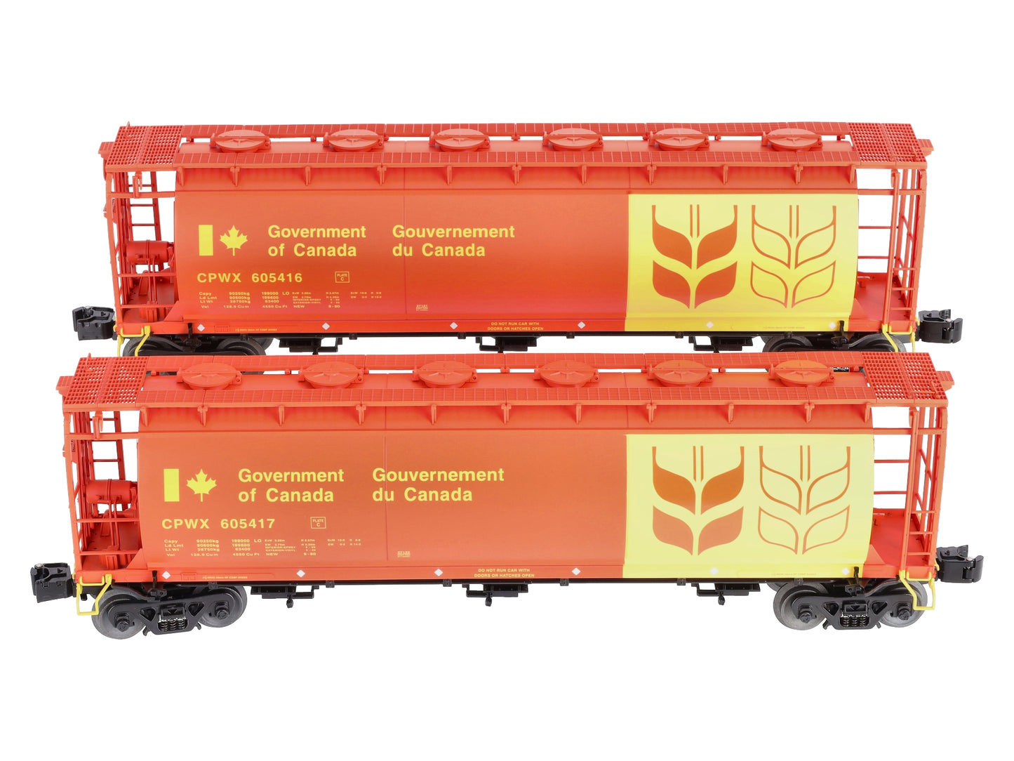 Lionel 6-11866 Government of Canada Cylindrical Hoppers (Set of 2) NIB