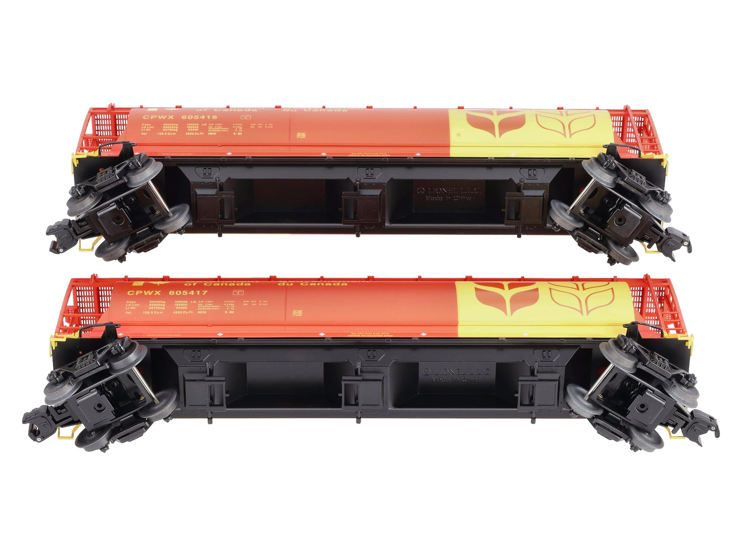 Lionel 6-11866 Government of Canada Cylindrical Hoppers (Set of 2) NIB