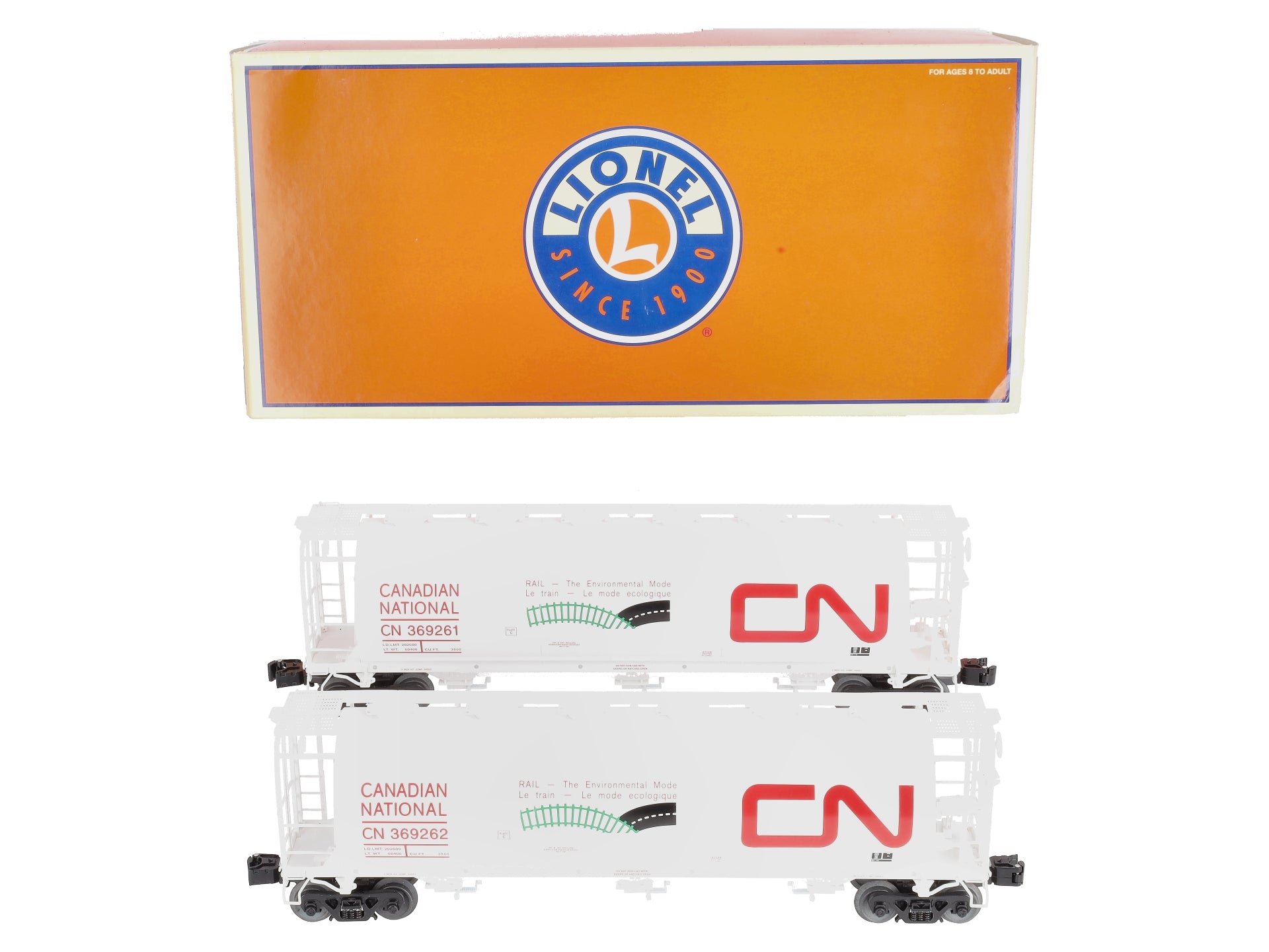 Lionel 6-11867 Government of Canada Cylindrical Hoppers (Set of 2) NIB