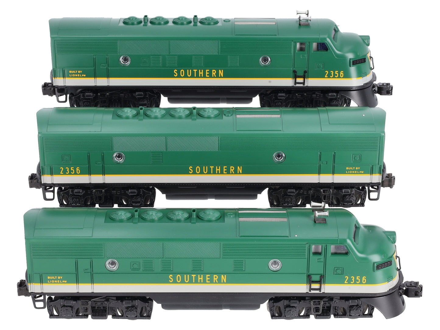 Lionel 6-38188 O Gauge Southern F3 ABA Diesel Locomotive Set #2356 LN/Box