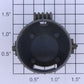 Lionel 3520-12 O Gauge Gray Plastic Searchlight Housing