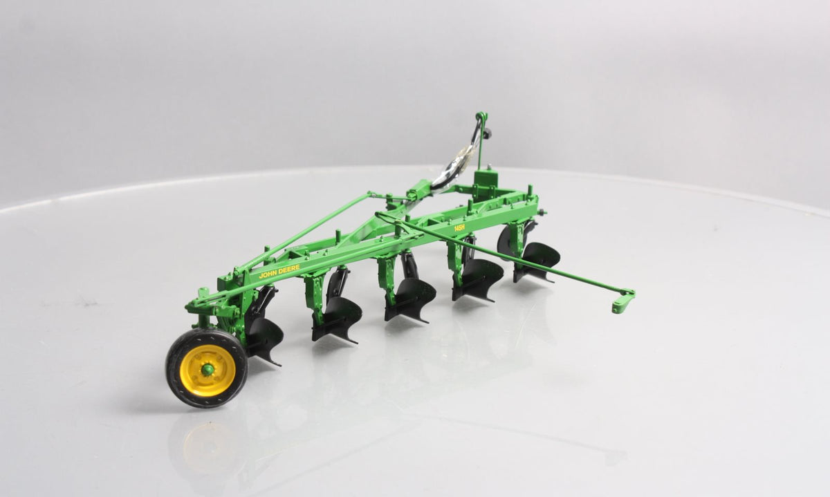 Ertl 5763 1:16 Scale Diecast John Deere Model F14H 5-Bottom Moldboard Plow NIB