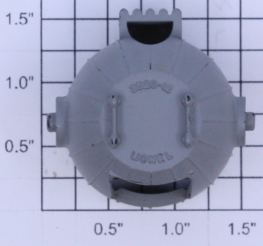 Lionel 3520-12 O Gauge Gray Plastic Searchlight Housing