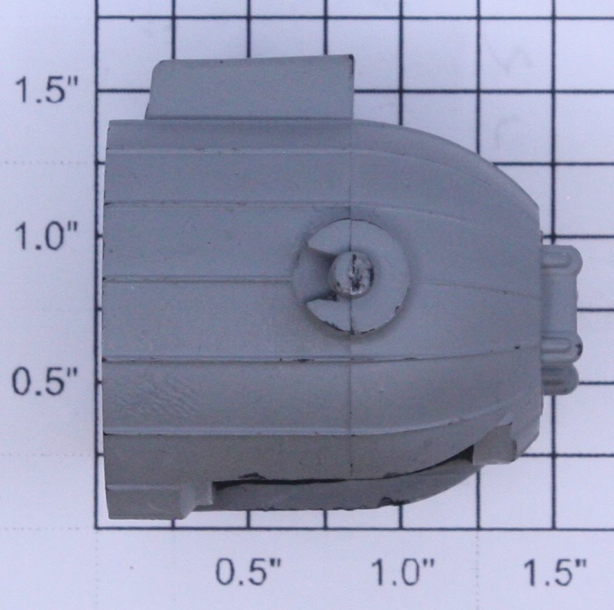 Lionel 3520-12 O Gauge Gray Plastic Searchlight Housing