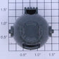 Lionel 3520-12 O Gauge Dark Gray Searchlight Housing