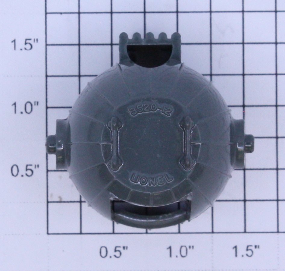 Lionel 3520-12 O Gauge Dark Gray Searchlight Housing