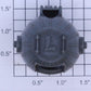 Lionel 3520-11 O Gauge Gray Searchlight Housing with Reflector