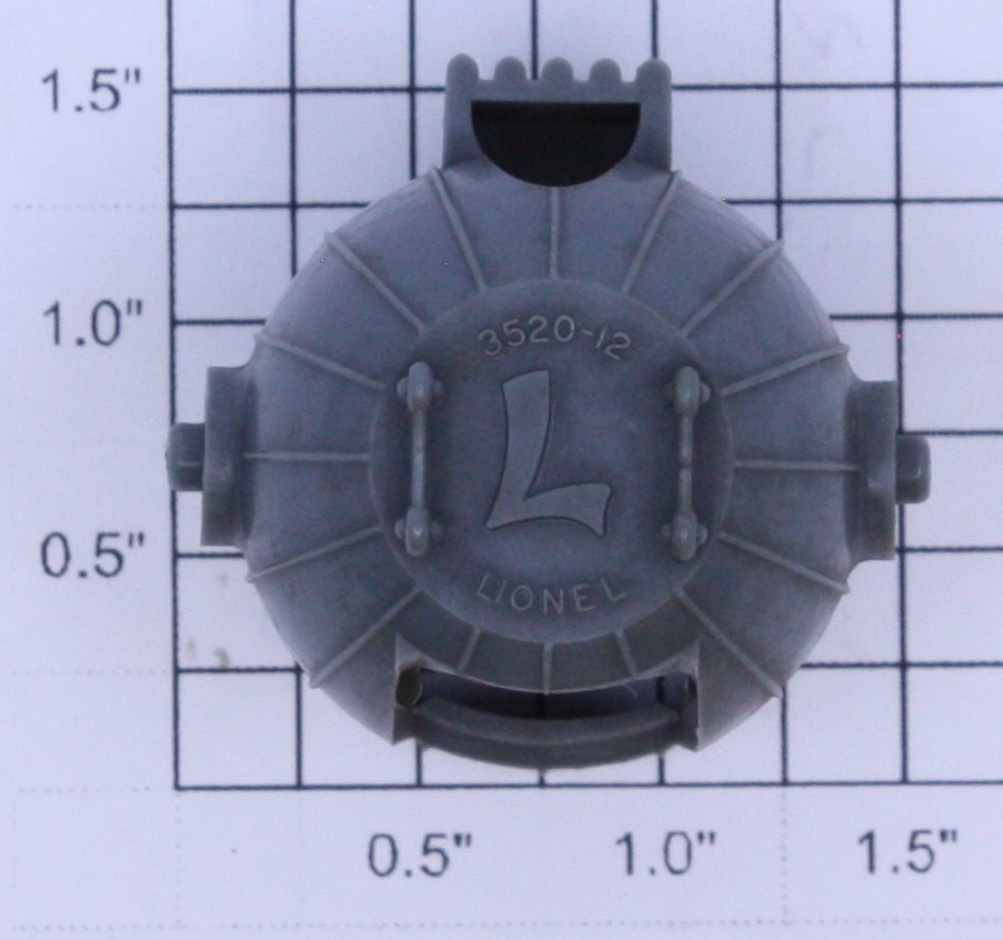 Lionel 3520-11 O Gauge Gray Searchlight Housing with Reflector