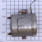 Lionel 220-1 S Gauge Pre War Nickel Searchlight with Socket, Bracket - No Lens