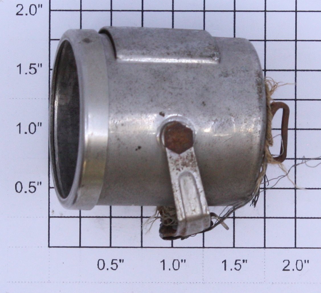 Lionel 220-1 S Gauge Pre War Nickel Searchlight with Socket, Bracket - No Lens