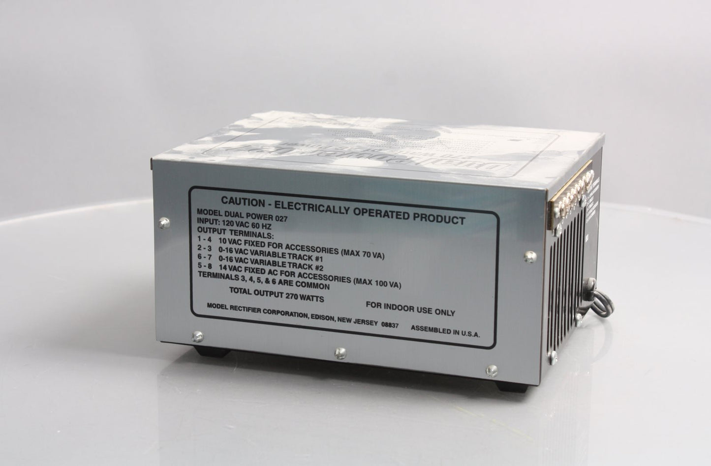 MRC AH101 O Dual Power Pack 027-270 Watt Transformer