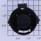 Lionel 3520-12 O Gauge Black Searchlight Housing