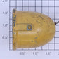 American Flyer XA8862YX Yellow Searchlight Housing with Lens, Bulb and Snap Ring