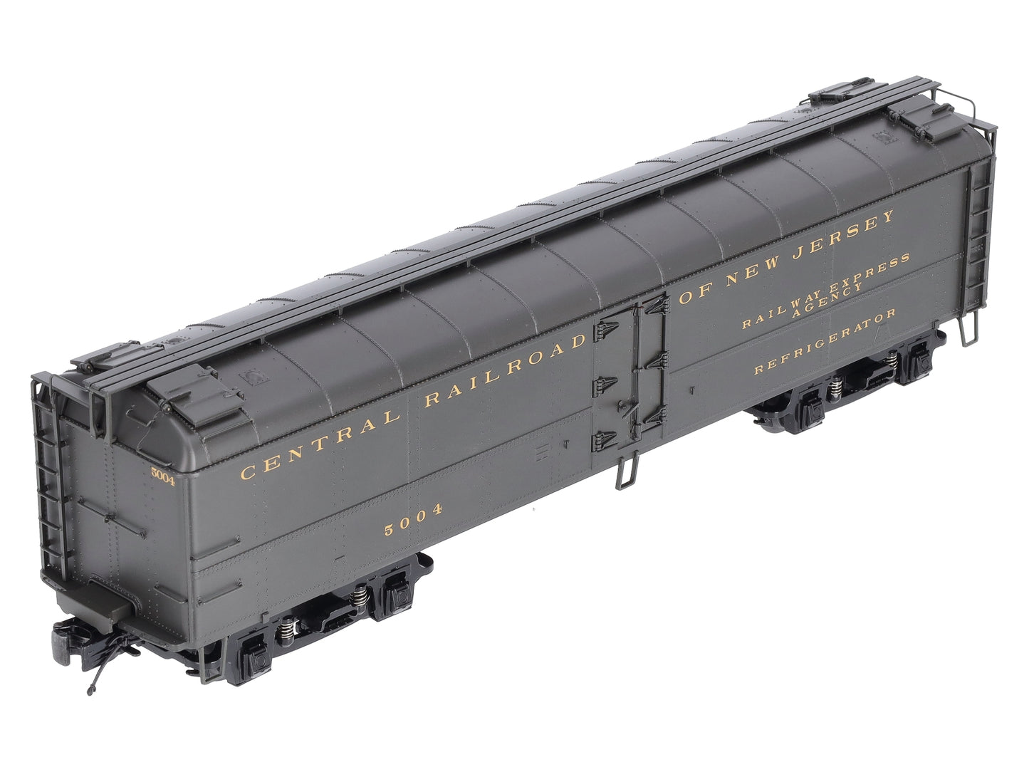 MTH 20-94072 O Gauge Jersey Central R50B Express Refrigerator Car #5004 EX/Box