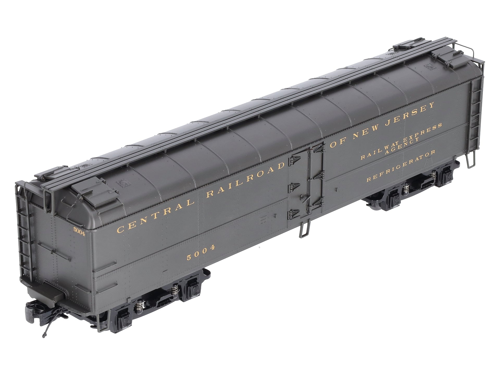 MTH 20-94072 O Gauge Jersey Central R50B Express Refrigerator Car #5004 EX/Box