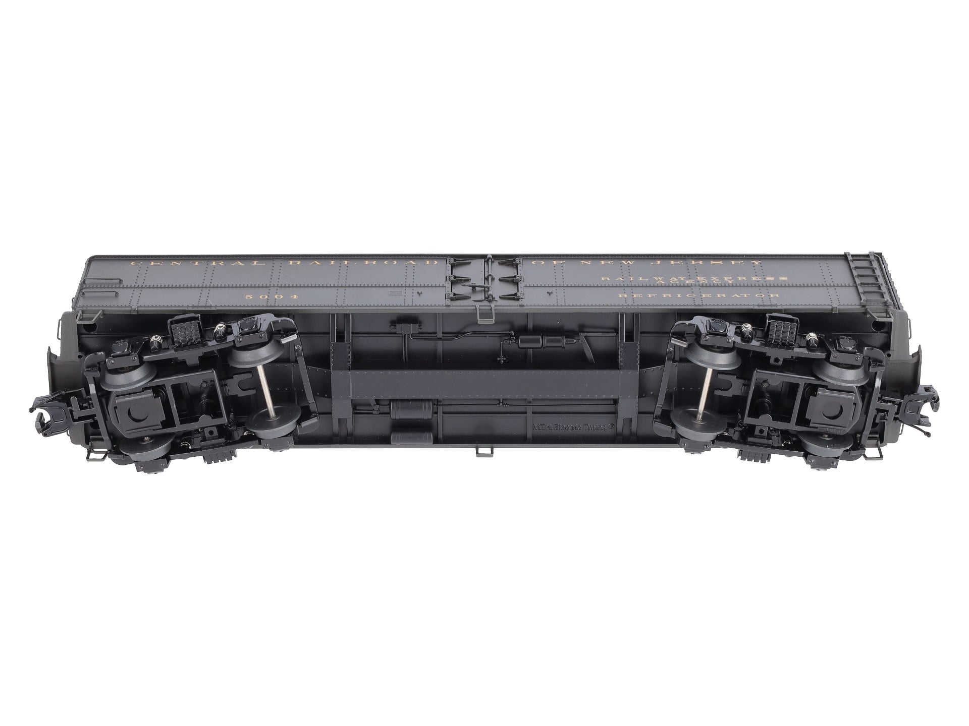 MTH 20-94072 O Gauge Jersey Central R50B Express Refrigerator Car #5004 EX/Box