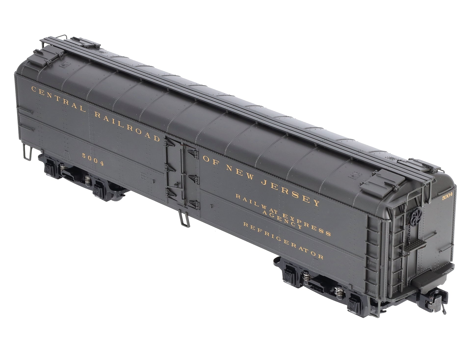 MTH 20-94072 O Gauge Jersey Central R50B Express Refrigerator Car #5004 EX/Box