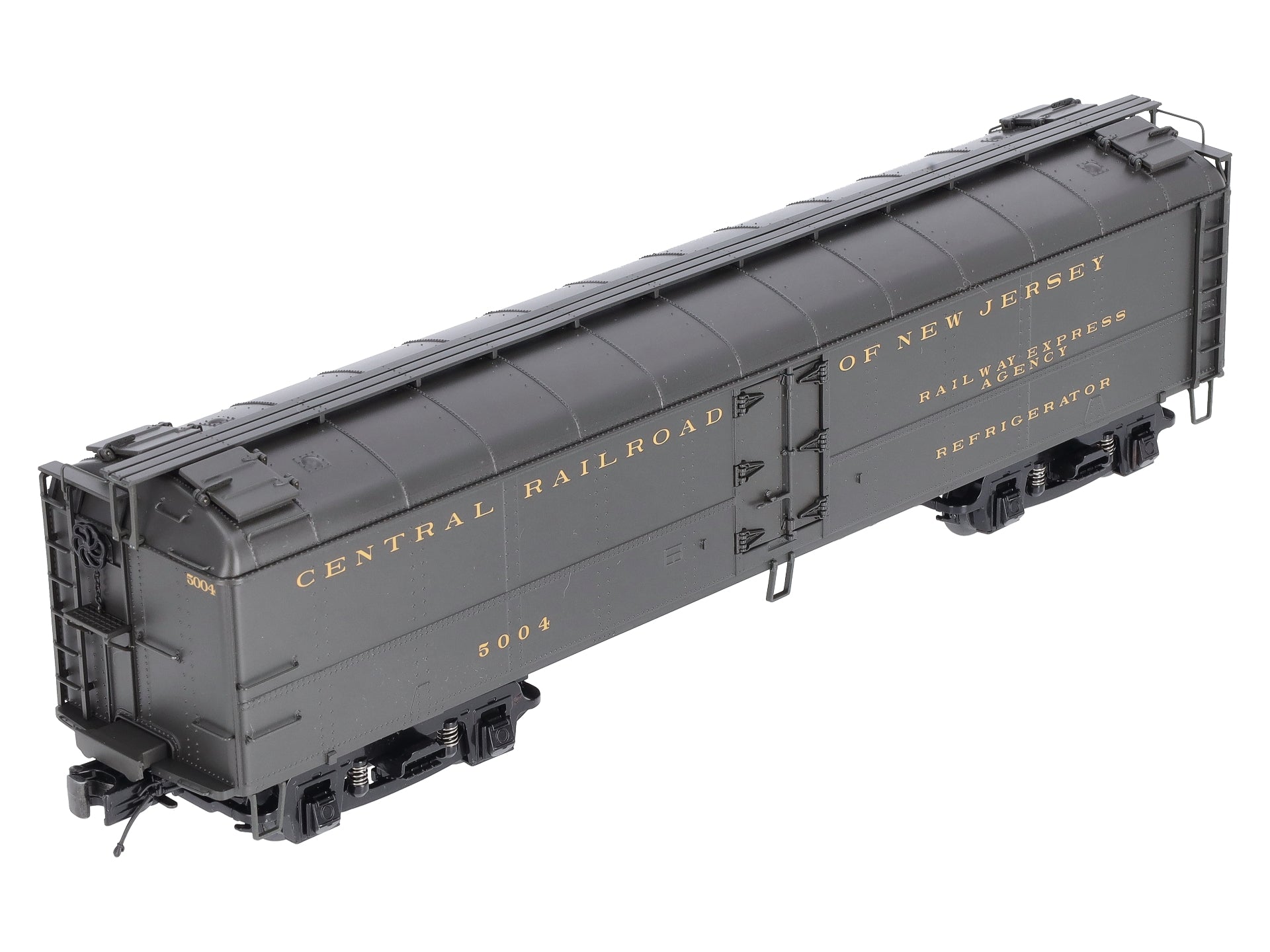 MTH 20-94072 O Gauge Jersey Central R50B Express Refrigerator Car #5004 EX/Box