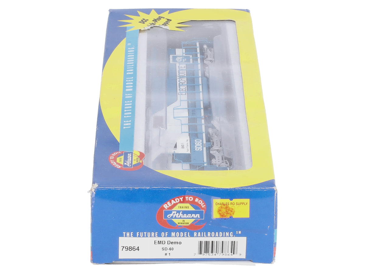 Athearn 79864 HO EMD Demo SD-60 Diesel Locomotive #1 LN/Box