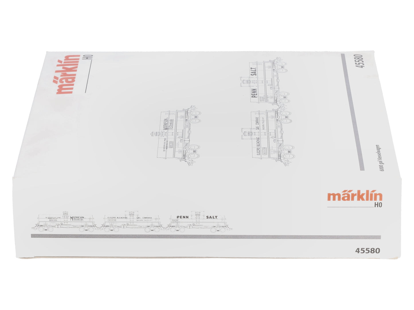 Marklin 45580 HO SHP EBG & TEL 6,000 Gallon Tank Cars (Set of 3) LN/Box