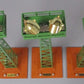 MTH 10-1044 Std Gauge Flood Light Tower in Terra Cotta & Green #92 (Set of 3) LN/Box