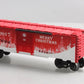 Lionel 6-84375 O Christmas Boxcar 2017 LN/Box
