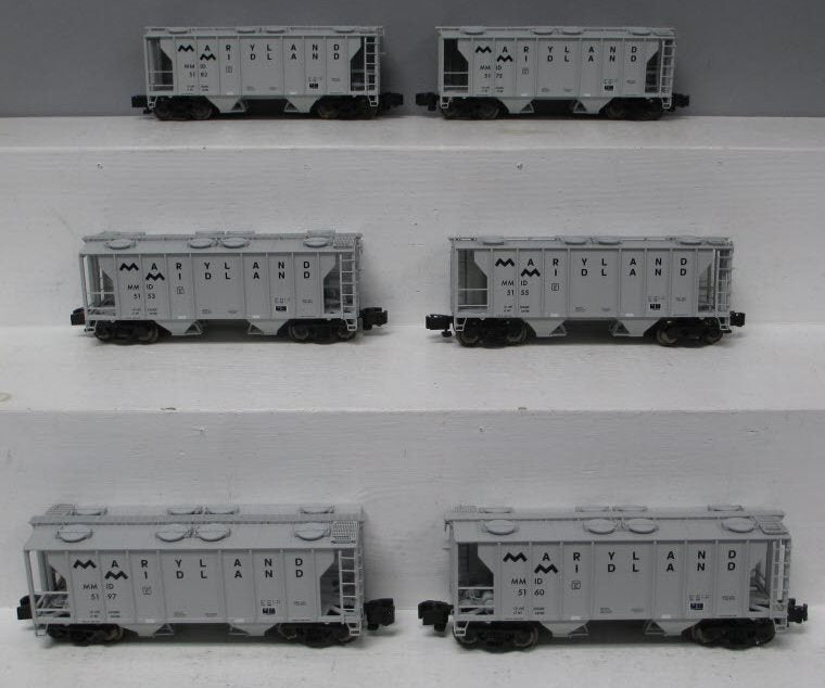 MTH 35-70008 S Maryland Midland PS-2 Hopper Car Set LN/Box