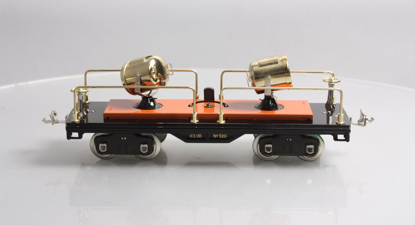 MTH 10-1115 Standard Gauge Tinplate Traditions Searchlight Car #520 LN/Box