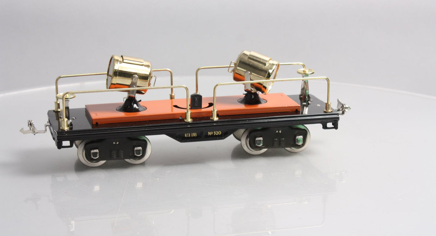 MTH 10-1115 Standard Gauge Tinplate Traditions Searchlight Car #520 LN/Box