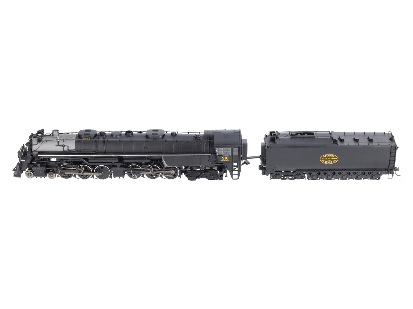 Athearn G97236 HO SP&S 4-6-6-4 Steam Locomotive w/DCC & Sound Oil Tender #910