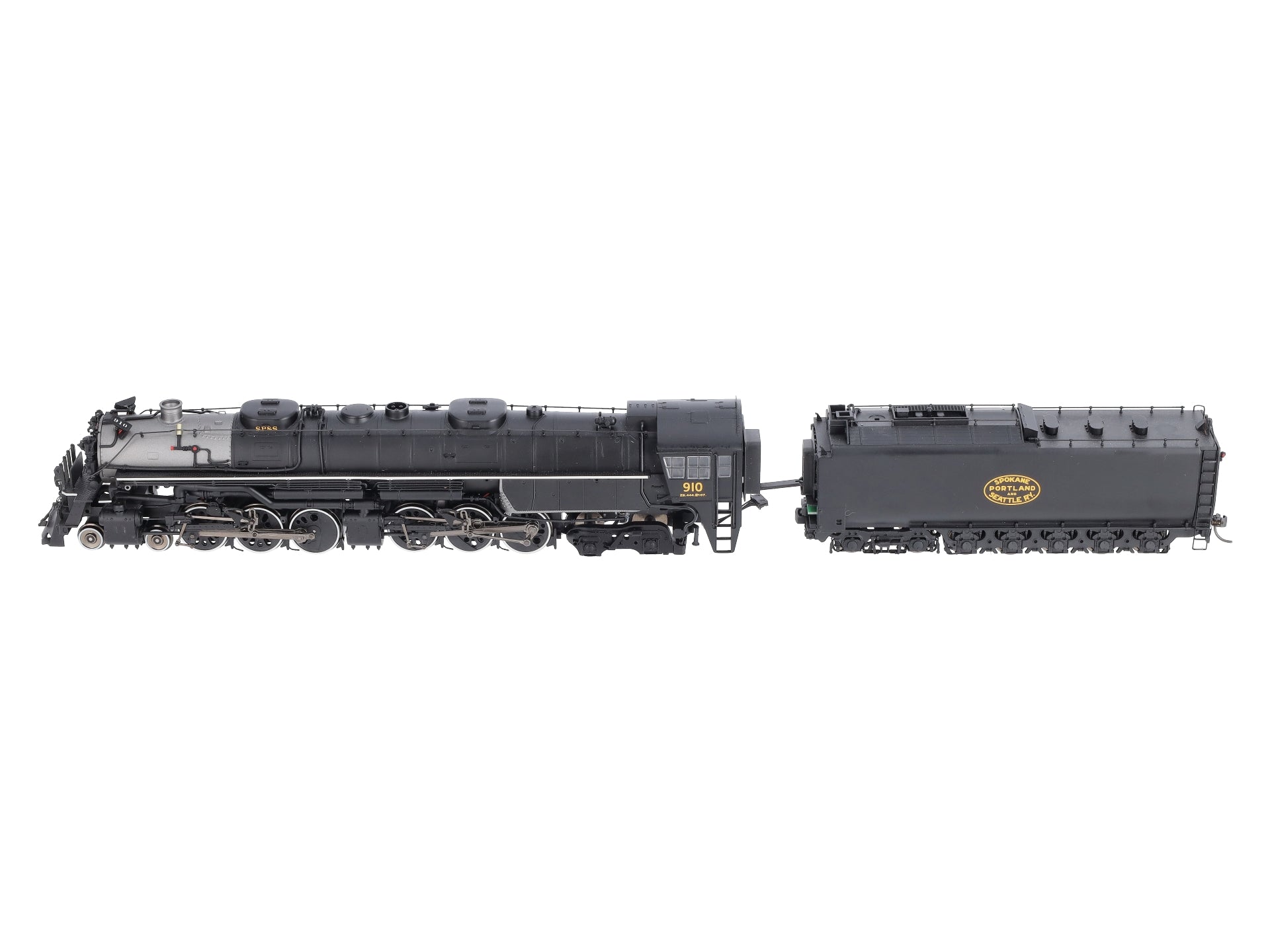Athearn G97236 HO SP&S 4-6-6-4 Steam Locomotive w/DCC & Sound Oil Tender #910