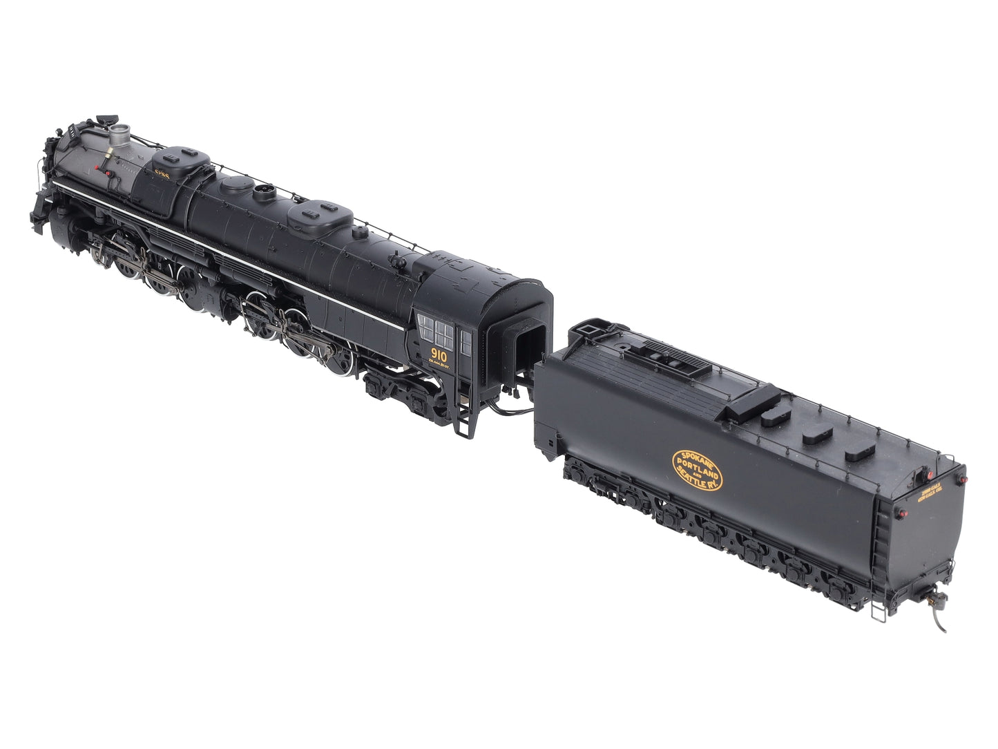 Athearn G97236 HO SP&S 4-6-6-4 Steam Locomotive w/DCC & Sound Oil Tender #910