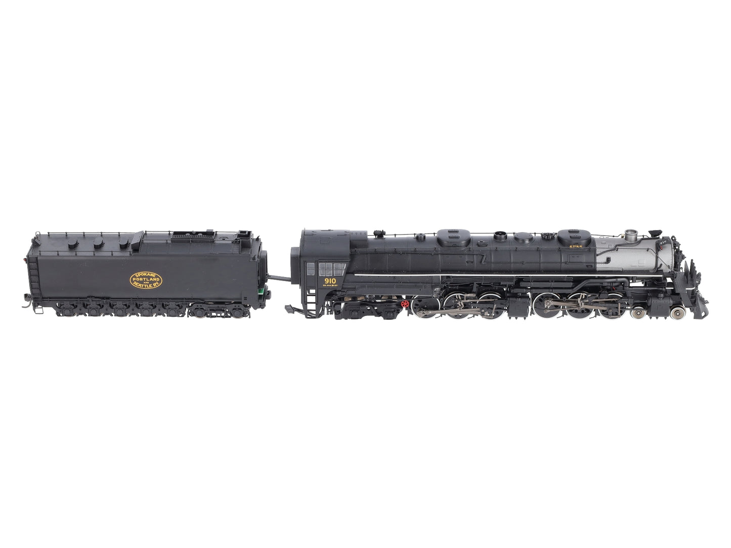 Athearn G97236 HO SP&S 4-6-6-4 Steam Locomotive w/DCC & Sound Oil Tender #910