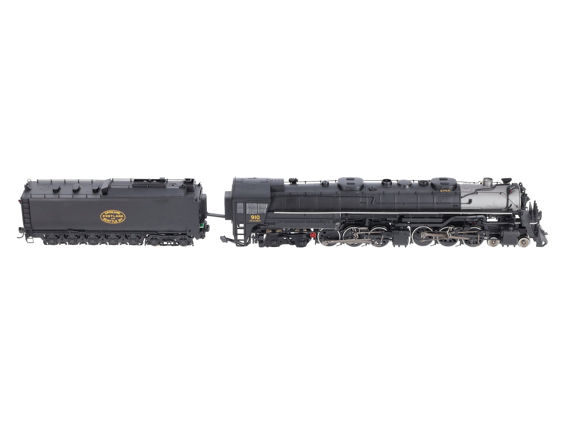 Athearn G97236 HO SP&S 4-6-6-4 Steam Locomotive w/DCC & Sound Oil Tender #910