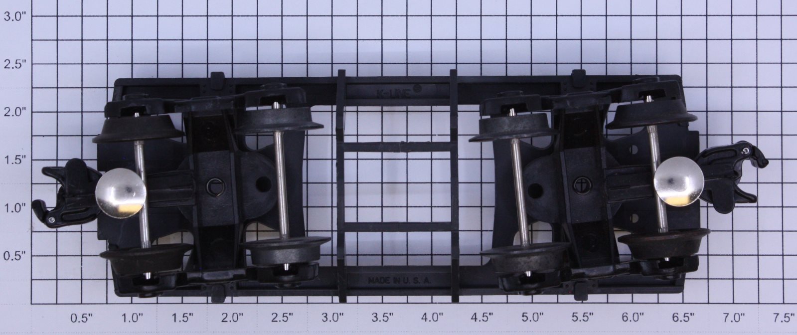 K-Line K747-5000 Plastic Chassis with Plastic Trucks