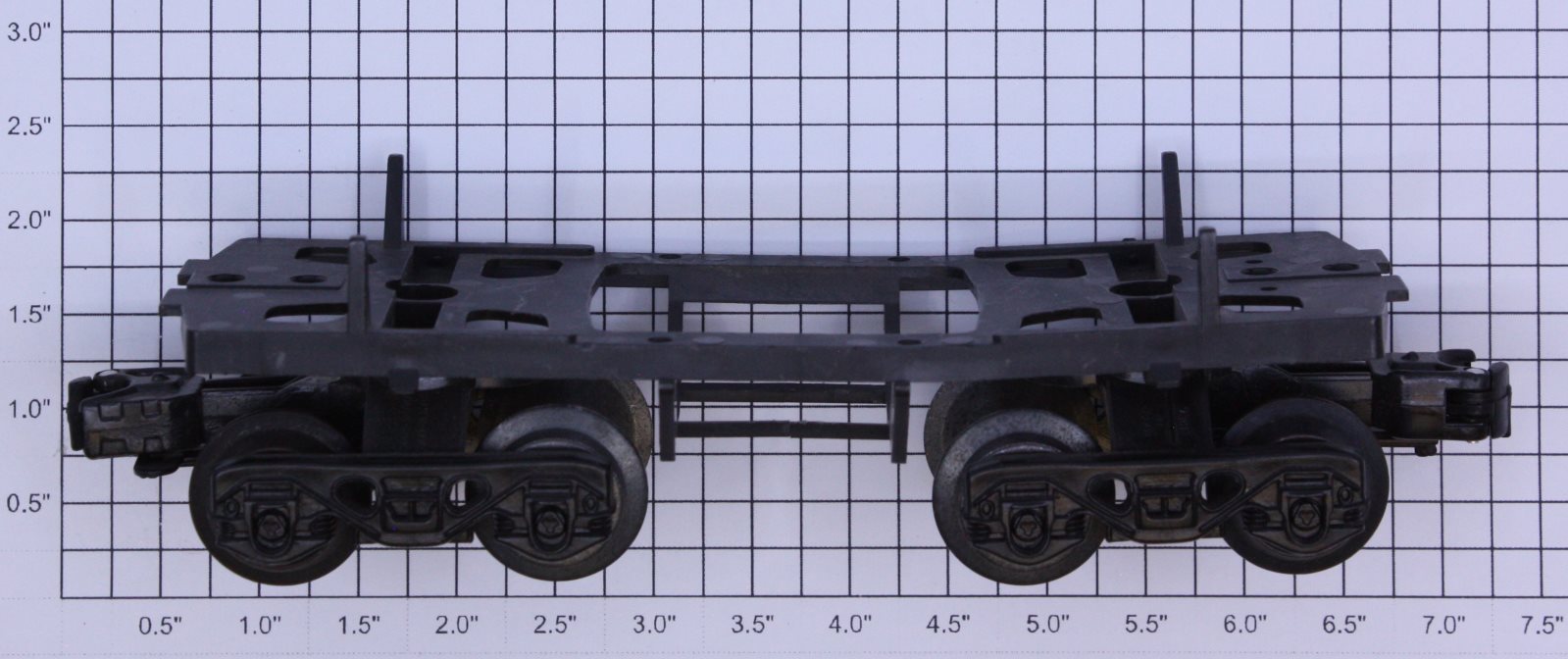 K-Line K747-5000 Plastic Chassis with Plastic Trucks