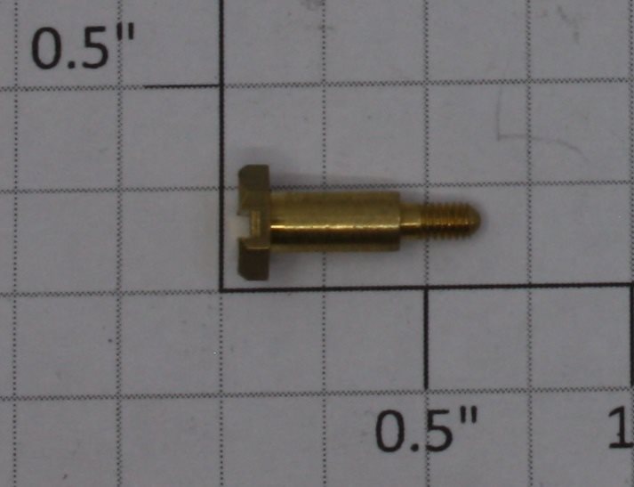 Lionel 16322-50 Brass Long Slotted Hex Head Shoulder Screw