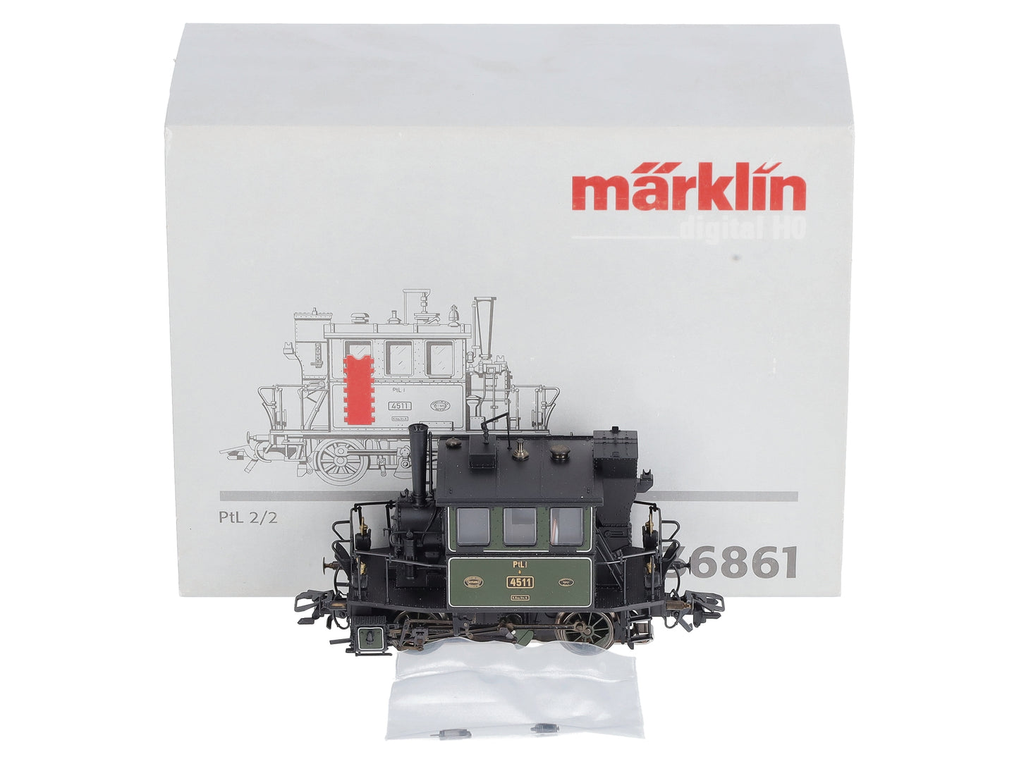 Marklin 36861 HO Scale PtL 2/2 Steam Locomotive LN/Box