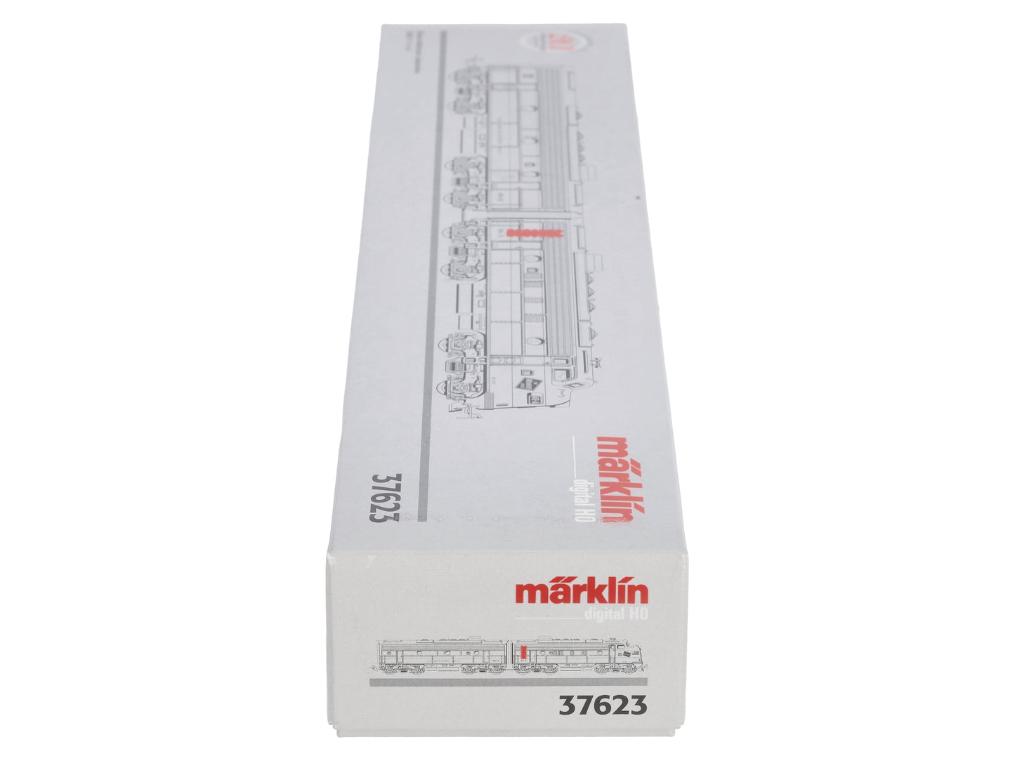 Marklin 37623 HO Scale Milwaukee Road EMD F7 AB Digital Locomotive Set LN/Box