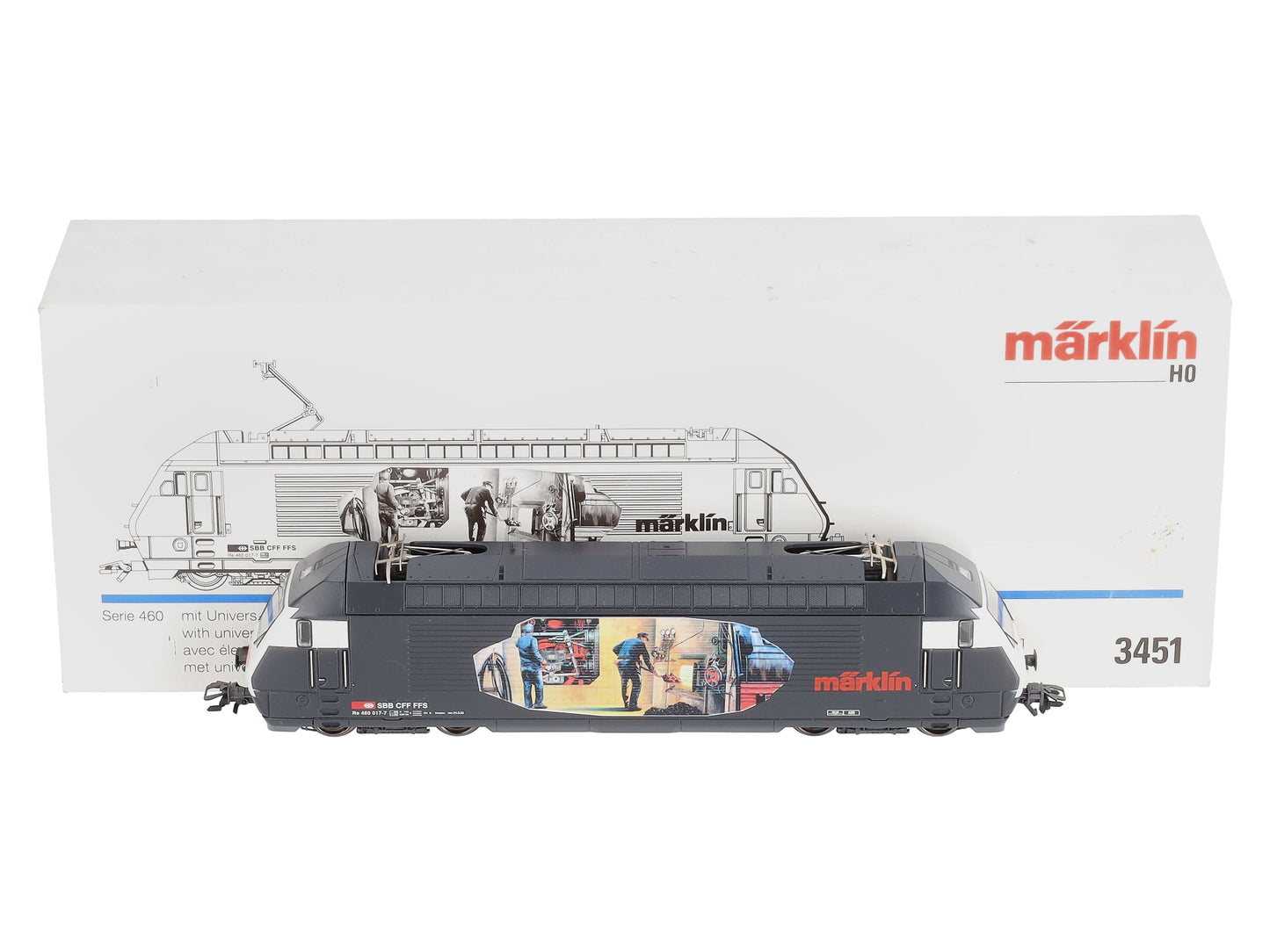 Marklin 3451 HO Scale Series 460 SBB CFF FFS HO Electric Locomotive EX/Box