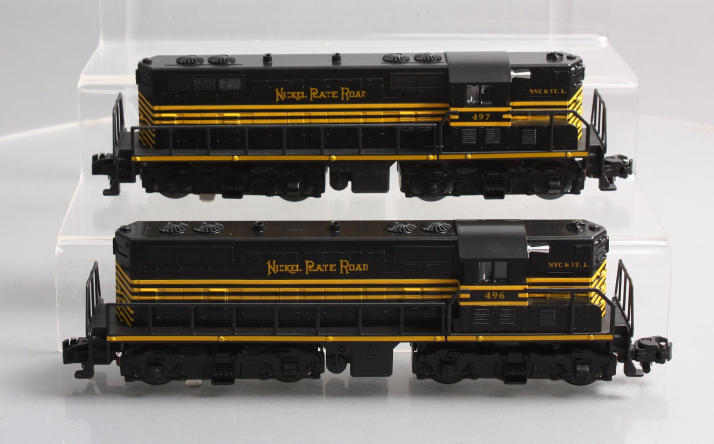 American Flyer 6-48017 S Nickel Plate Road GP-9 Diesel Locomotive Set #496/497 LN/Box