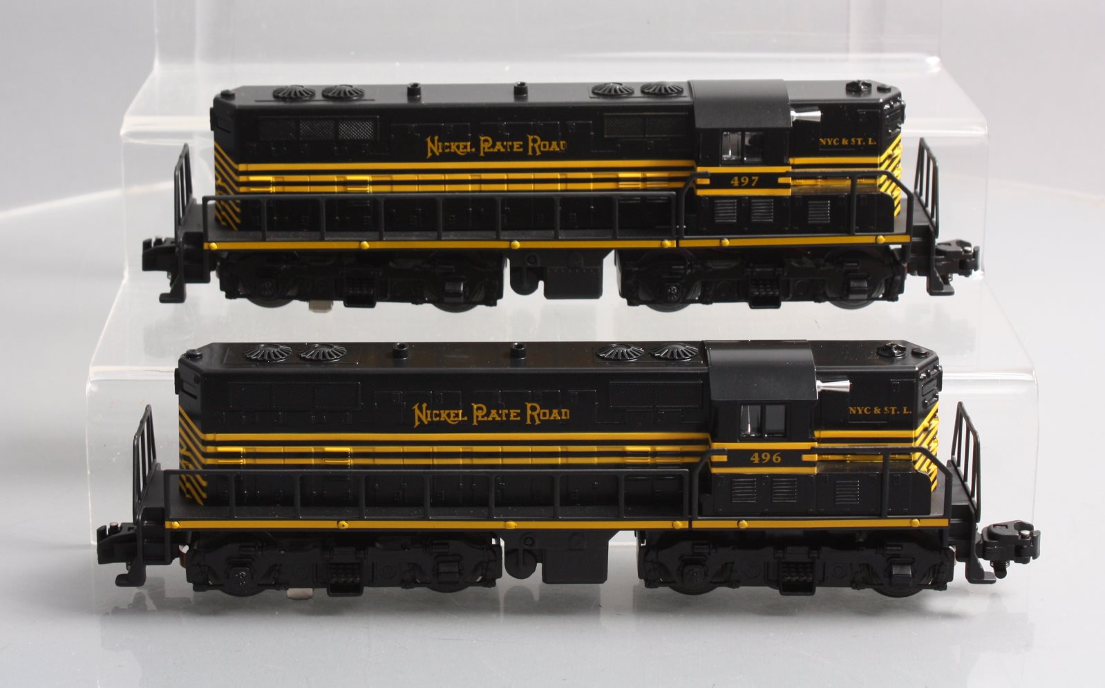American Flyer 6-48017 S Nickel Plate Road GP-9 Diesel Locomotive Set #496/497 LN/Box