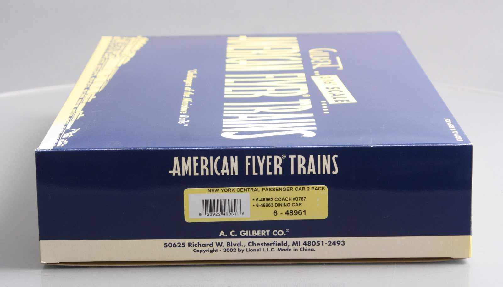 American Flyer 6-48961 S Scale New York Central Passenger Car (Pack of 2) NIB
