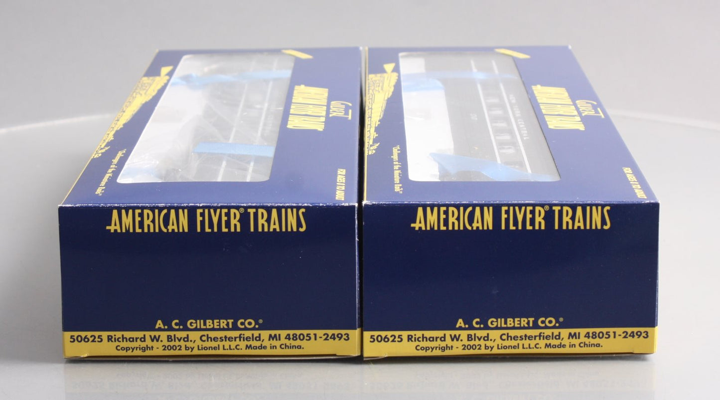 American Flyer 6-48961 S Scale New York Central Passenger Car (Pack of 2) NIB