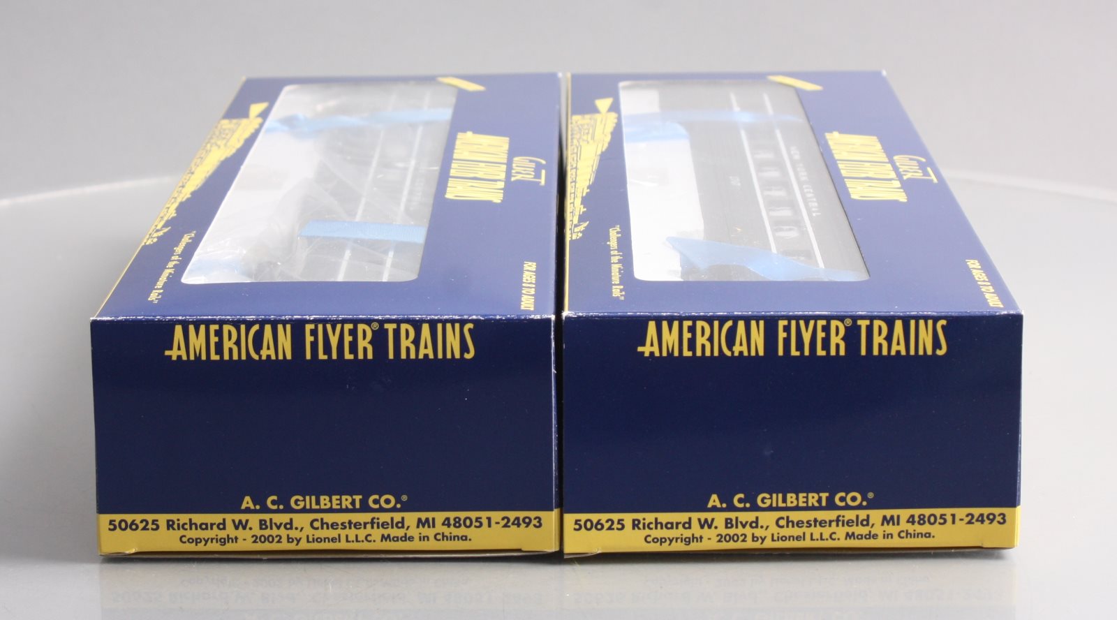 American Flyer 6-48961 S Scale New York Central Passenger Car (Pack of 2) NIB